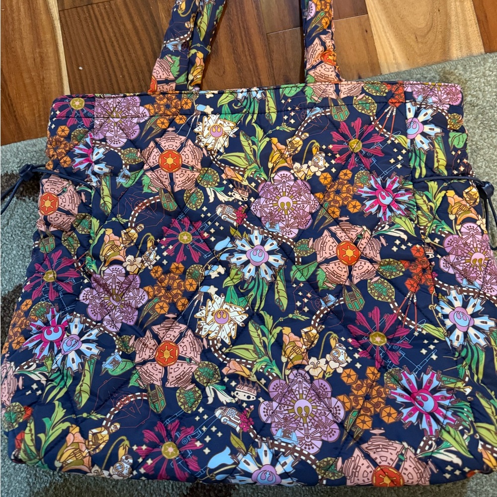 Vibrant Floral Tote Bag